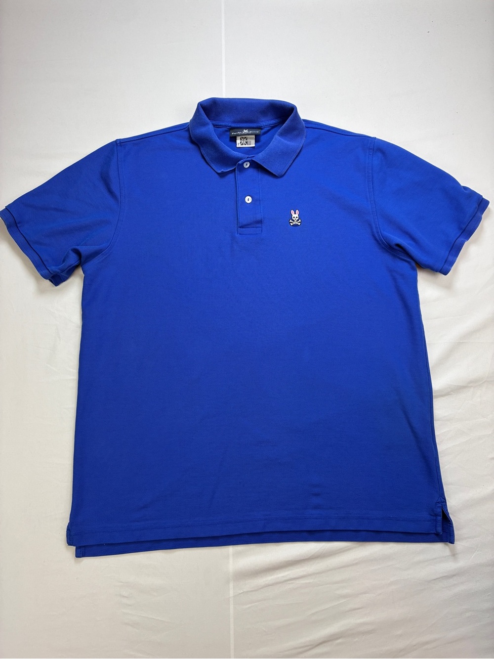 Psycho Bunny Classic Cotton Men’s Polo Shirt - Bright Electric Cobalt Blue XL(7)